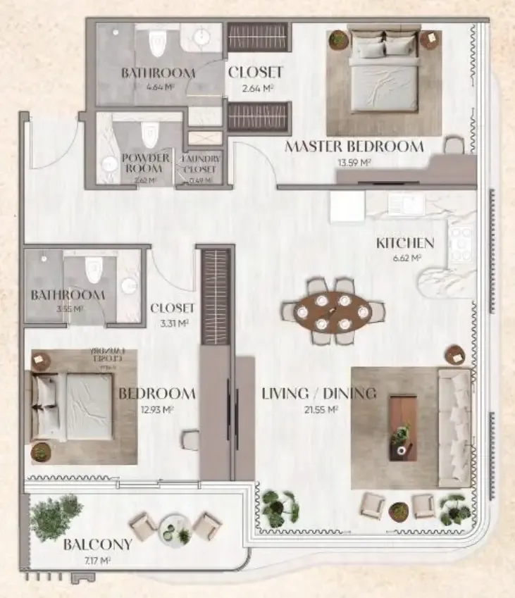 Arete Urban Horizon floor plan