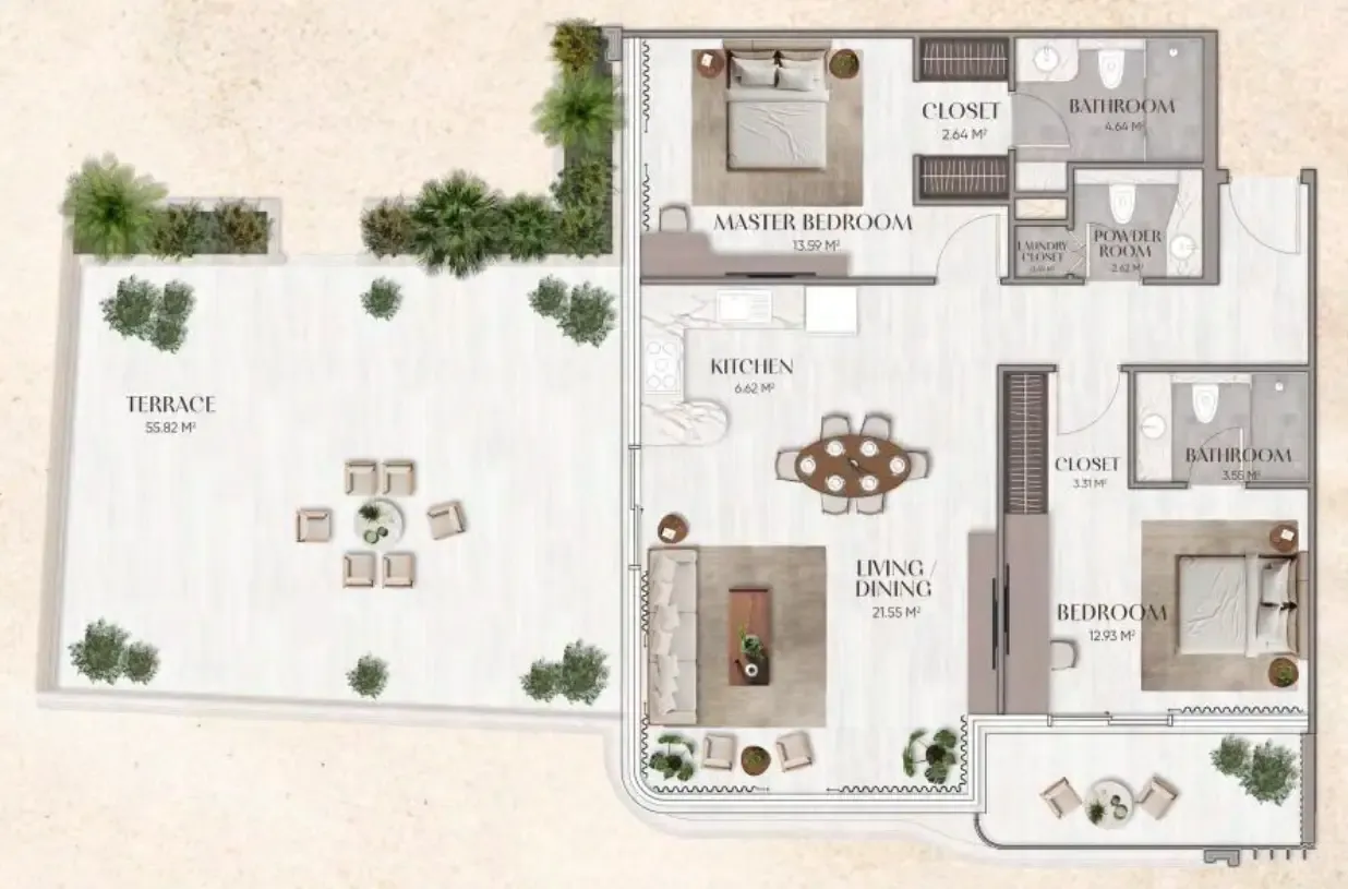 Arete Urban Horizon floor plan