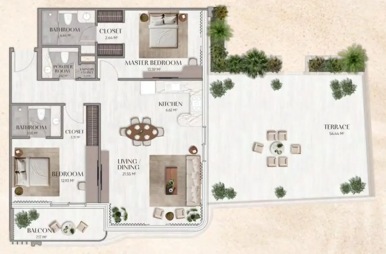 Arete Urban Horizon floor plan