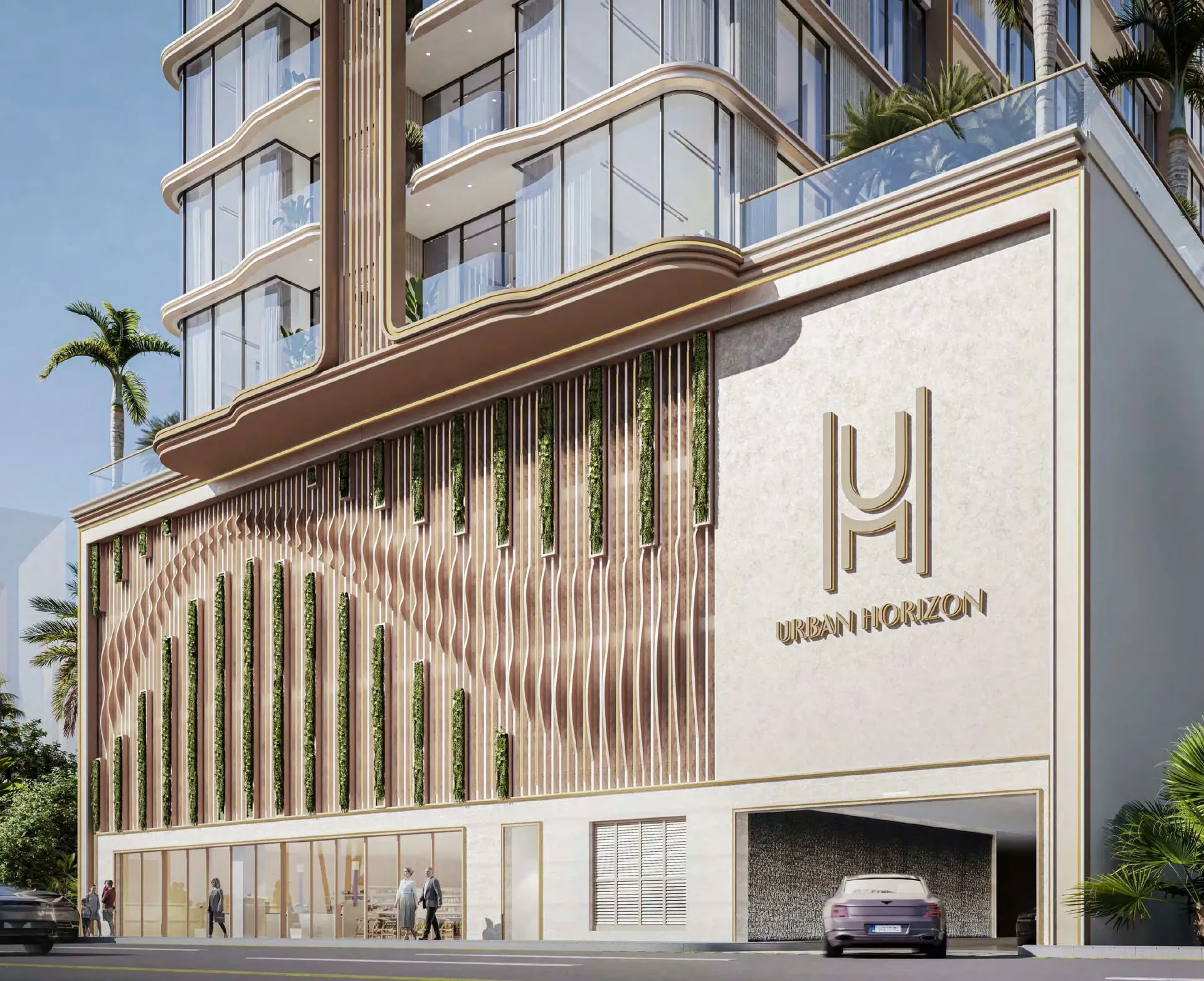 Exterior at Urban Horizon in Arjan Dubai
