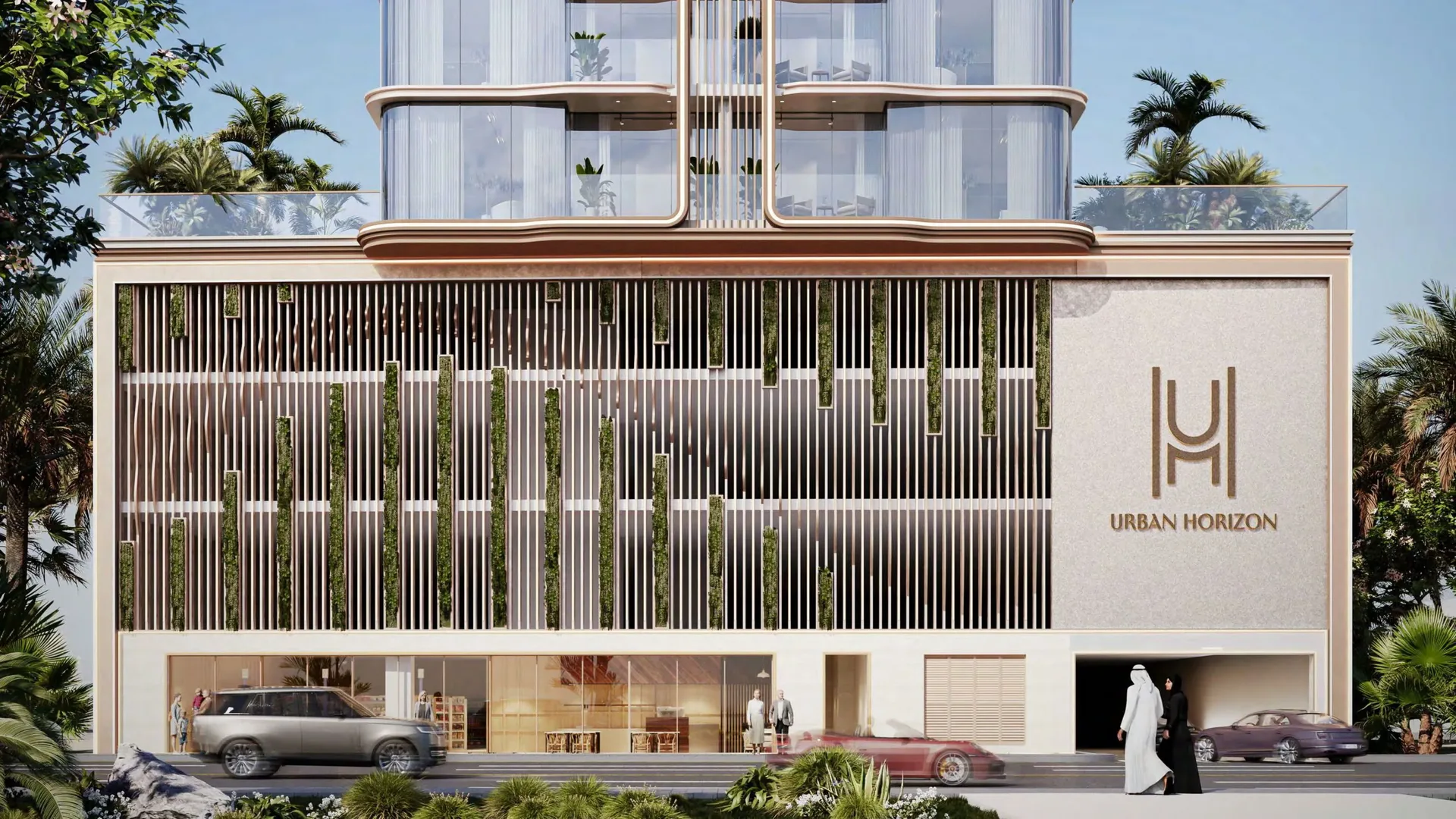 Exterior at Urban Horizon in Arjan Dubai