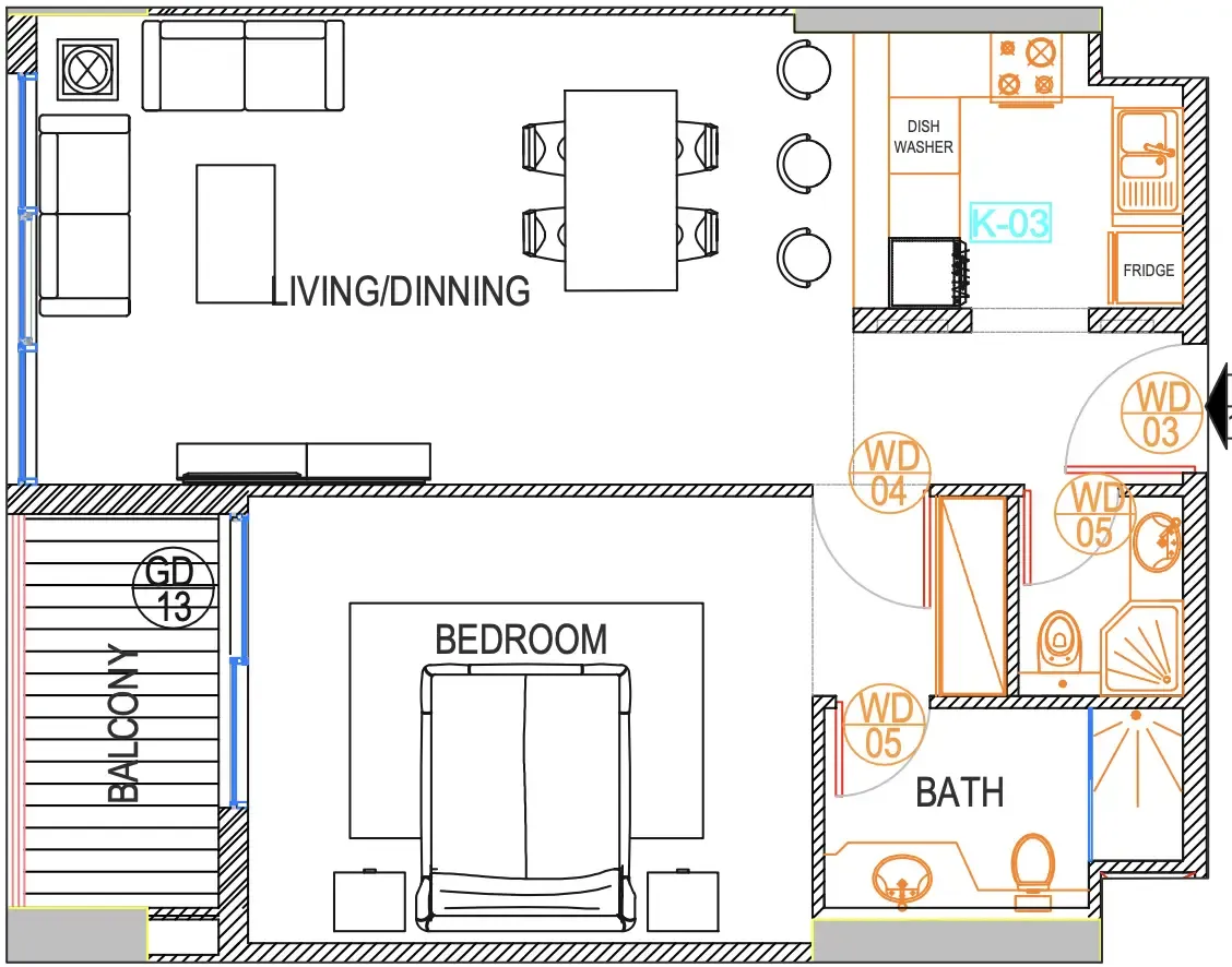 Urban Properties Development (UPD) Urban Life floor plan