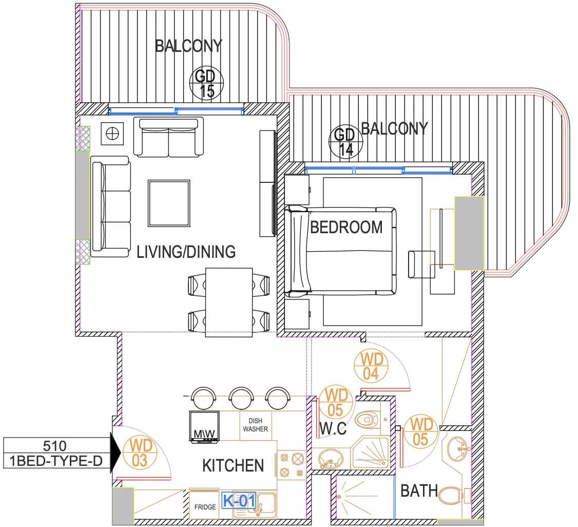 Urban Properties Development (UPD) Urban Life floor plan