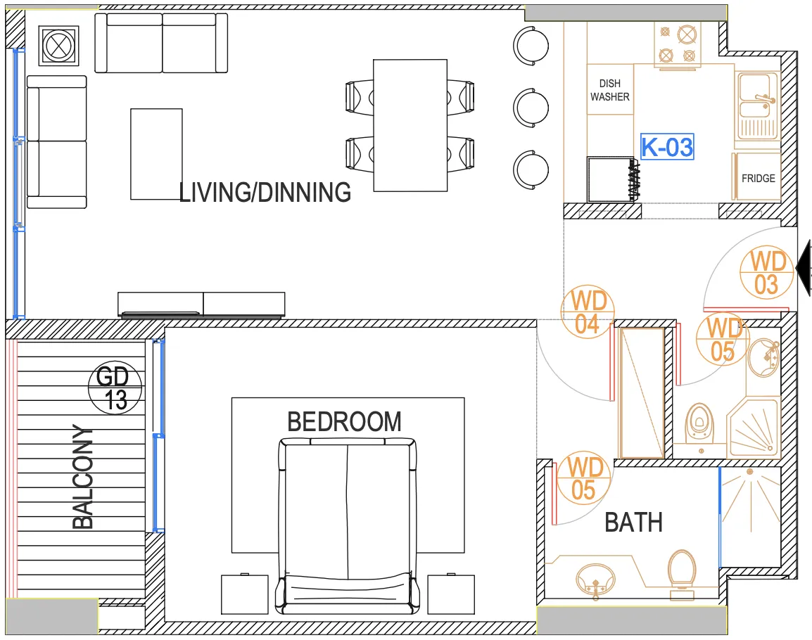 Urban Properties Development (UPD) Urban Life floor plan