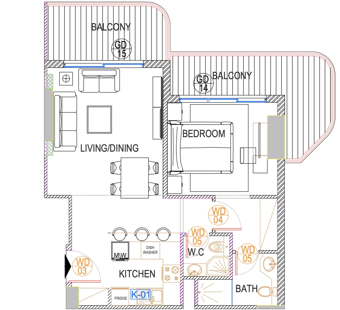 Urban Properties Development (UPD) Urban Life floor plan