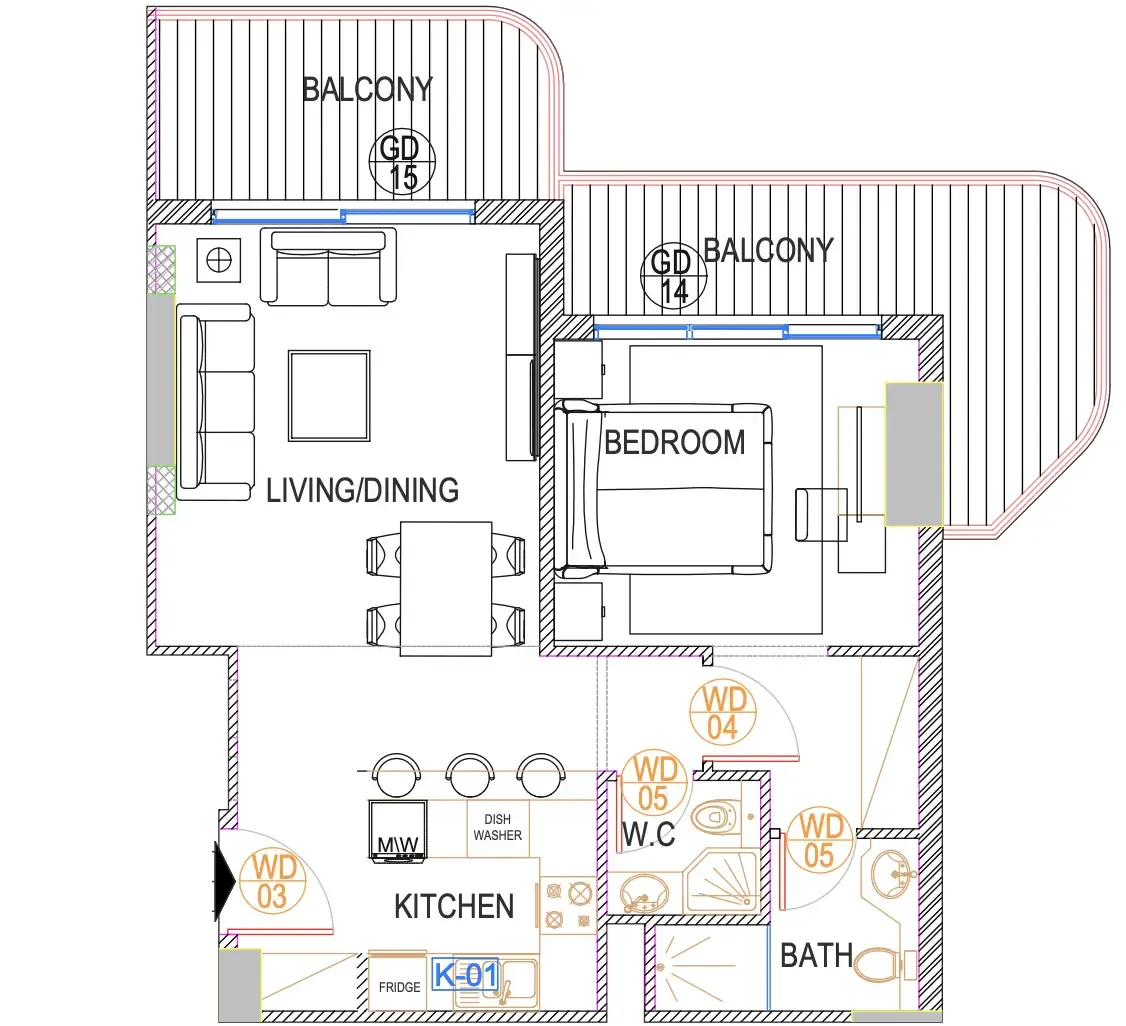Urban Properties Development (UPD) Urban Life floor plan