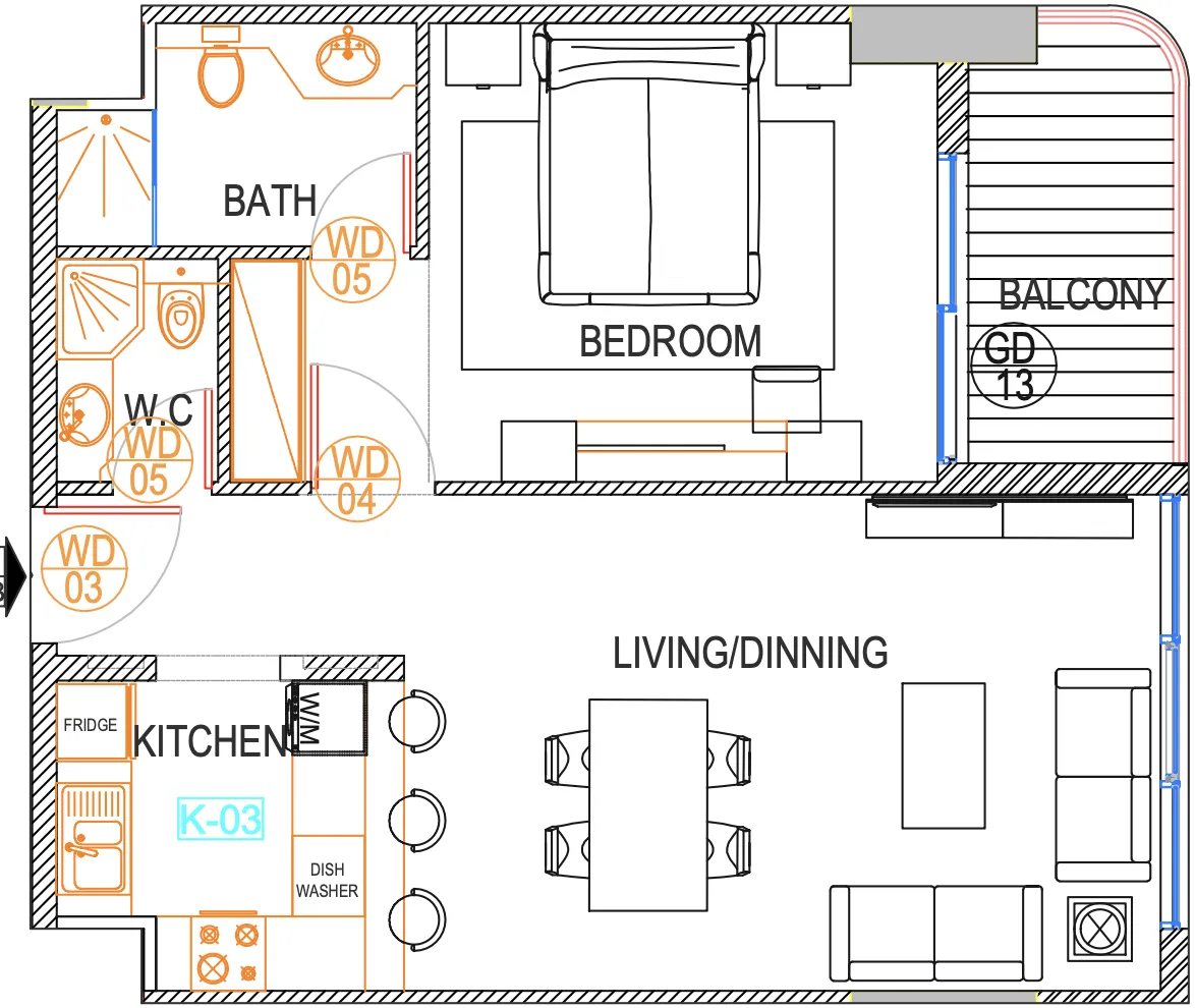 Urban Properties Development (UPD) Urban Life floor plan