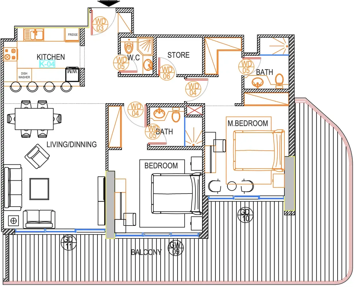 Urban Properties Development (UPD) Urban Life floor plan