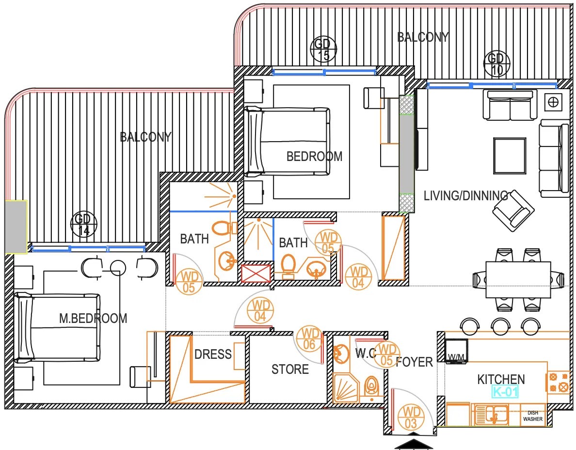 Urban Properties Development (UPD) Urban Life floor plan