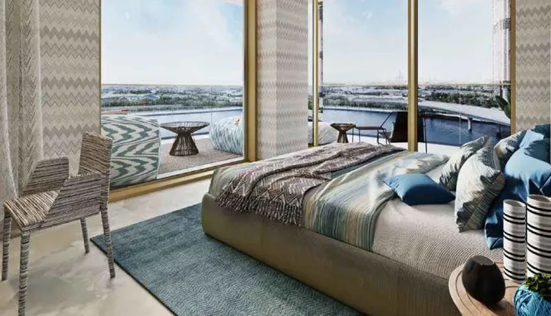 Interior at Urban Oasis by Missoni in Business Bay Dubai