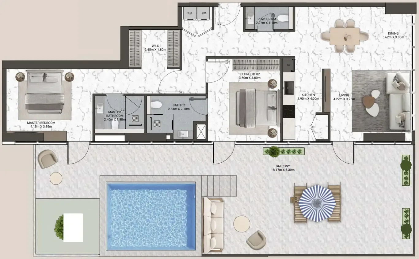 ANAX Developments V-Suites floor plan