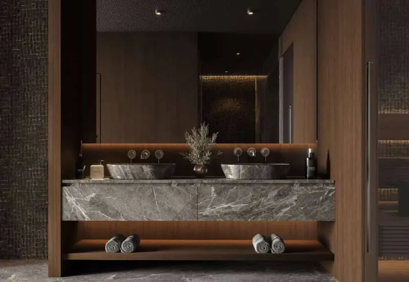 Interior at V-Suites in Business Bay Dubai