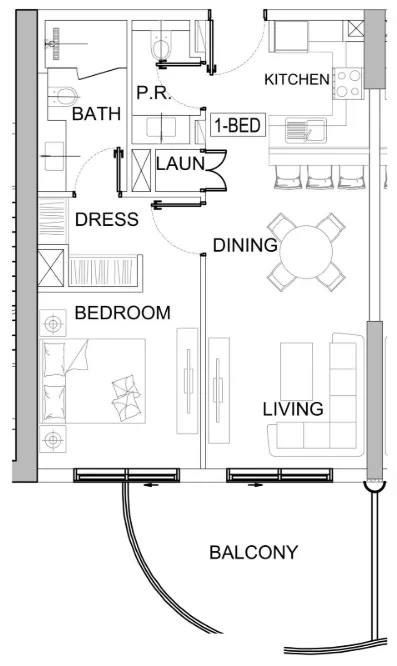 DAMAC Valencia floor plan