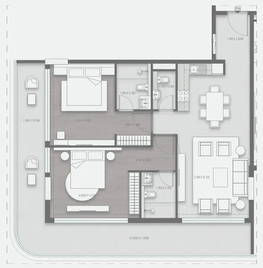 Valores Property Development LLC Valores Residences floor plan