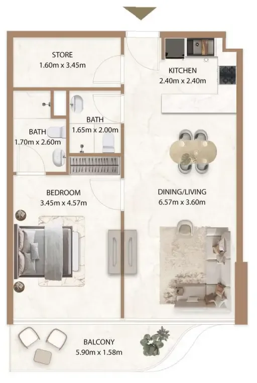 AUM Development Veda by AUM Development floor plan