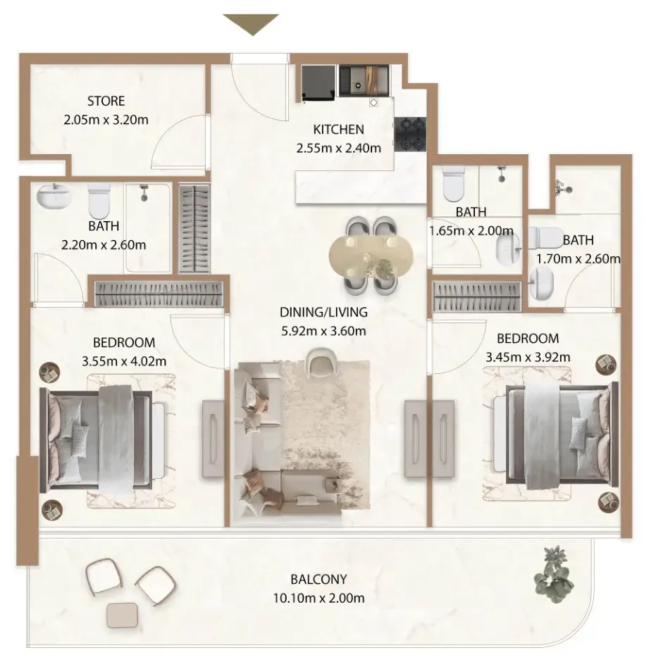 AUM Development Veda by AUM Development floor plan