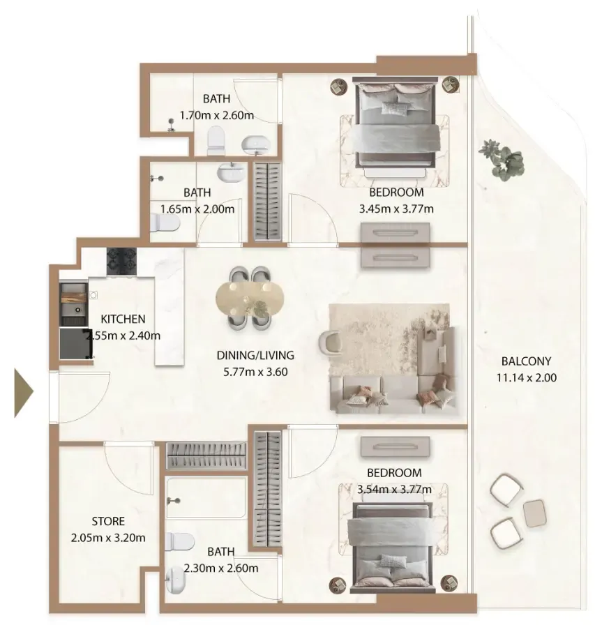 AUM Development Veda by AUM Development floor plan