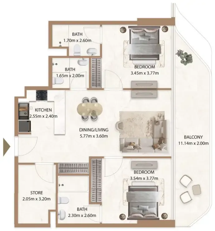 AUM Development Veda by AUM Development floor plan