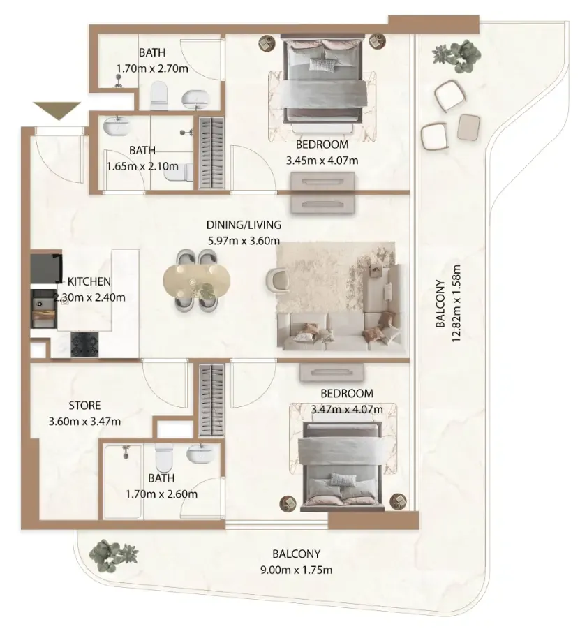 AUM Development Veda by AUM Development floor plan