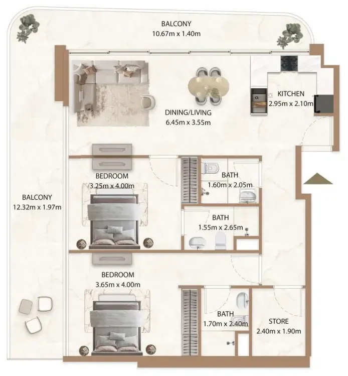 AUM Development Veda by AUM Development floor plan