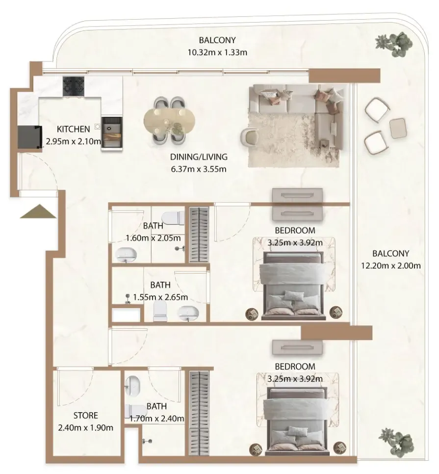 AUM Development Veda by AUM Development floor plan