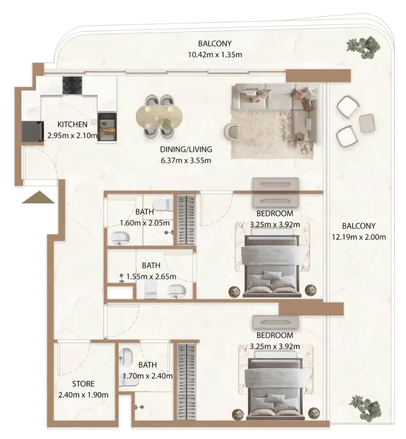 AUM Development Veda by AUM Development floor plan