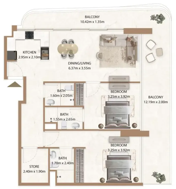 AUM Development Veda by AUM Development floor plan