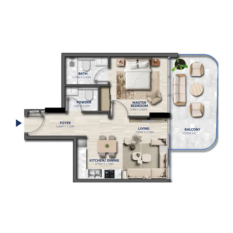 Elton Real Estate Development Vedaire Residences floor plan