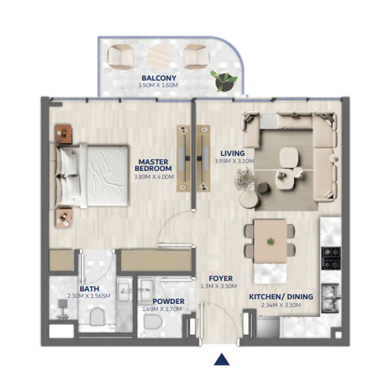 Elton Real Estate Development Vedaire Residences floor plan