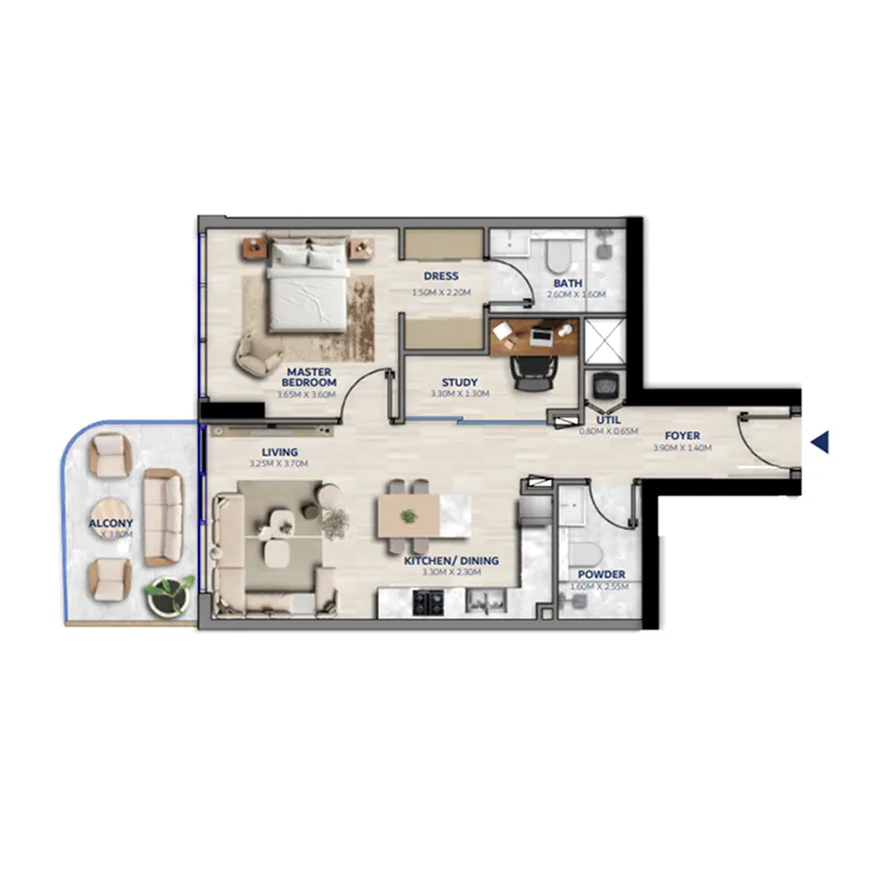 Elton Real Estate Development Vedaire Residences floor plan
