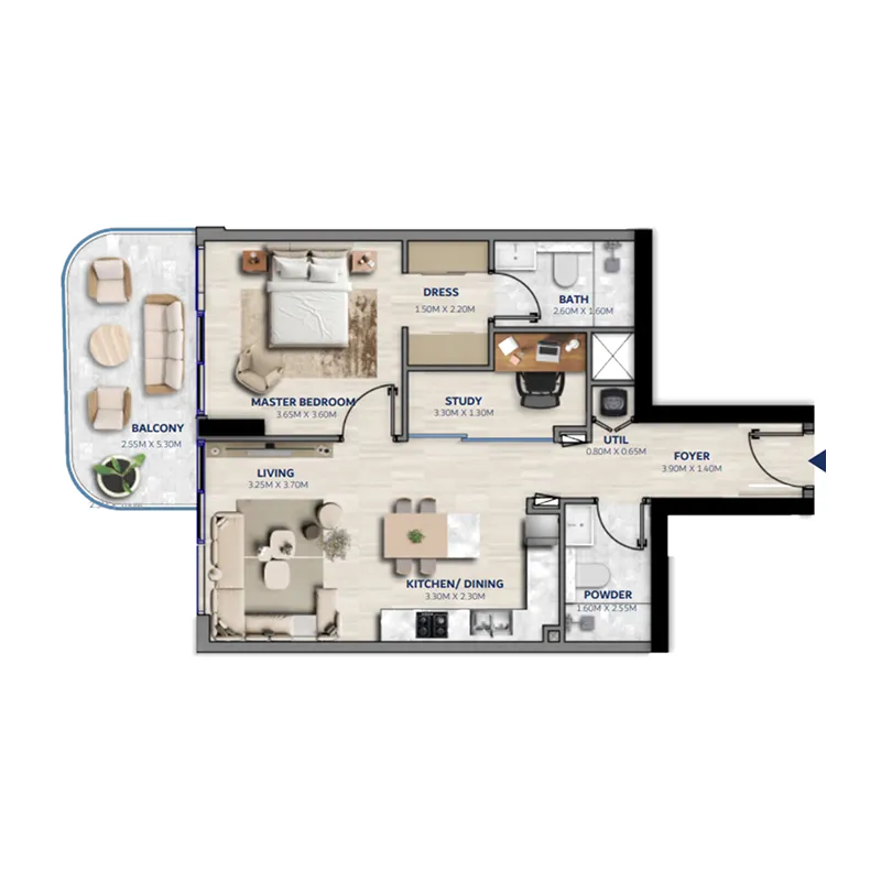 Elton Real Estate Development Vedaire Residences floor plan