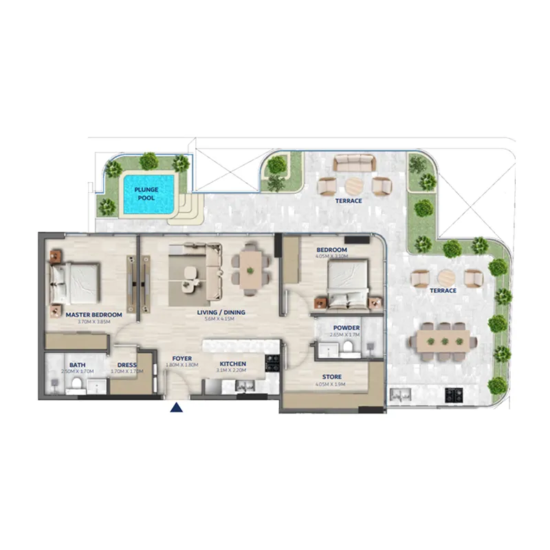 Elton Real Estate Development Vedaire Residences floor plan