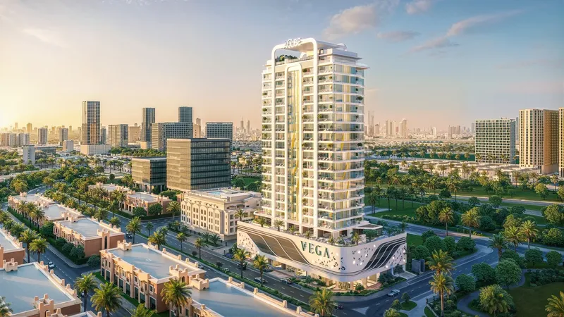 Exterior at Vega in Dubai Sports City Dubai