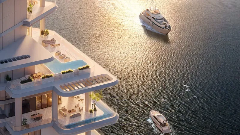 Exterior at Vela Dorchester Collection in Business Bay Dubai