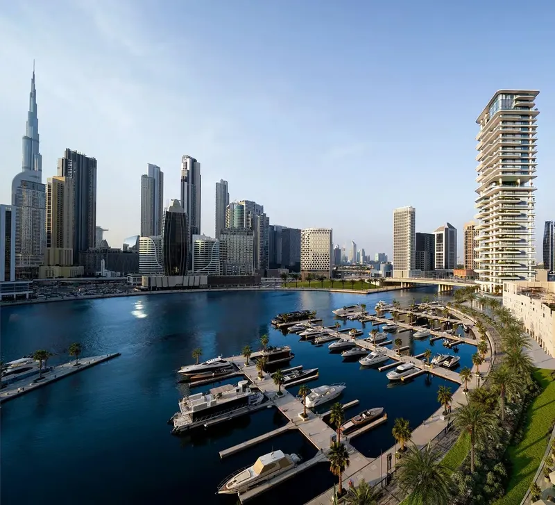 Exterior at Vela Dorchester Collection in Business Bay Dubai