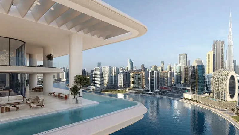 Exterior at Vela Dorchester Collection in Business Bay Dubai