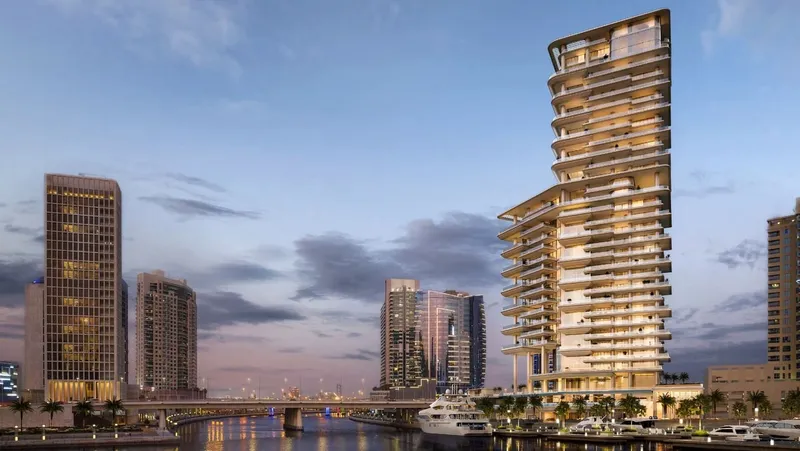 Exterior at Vela Dorchester Collection in Business Bay Dubai