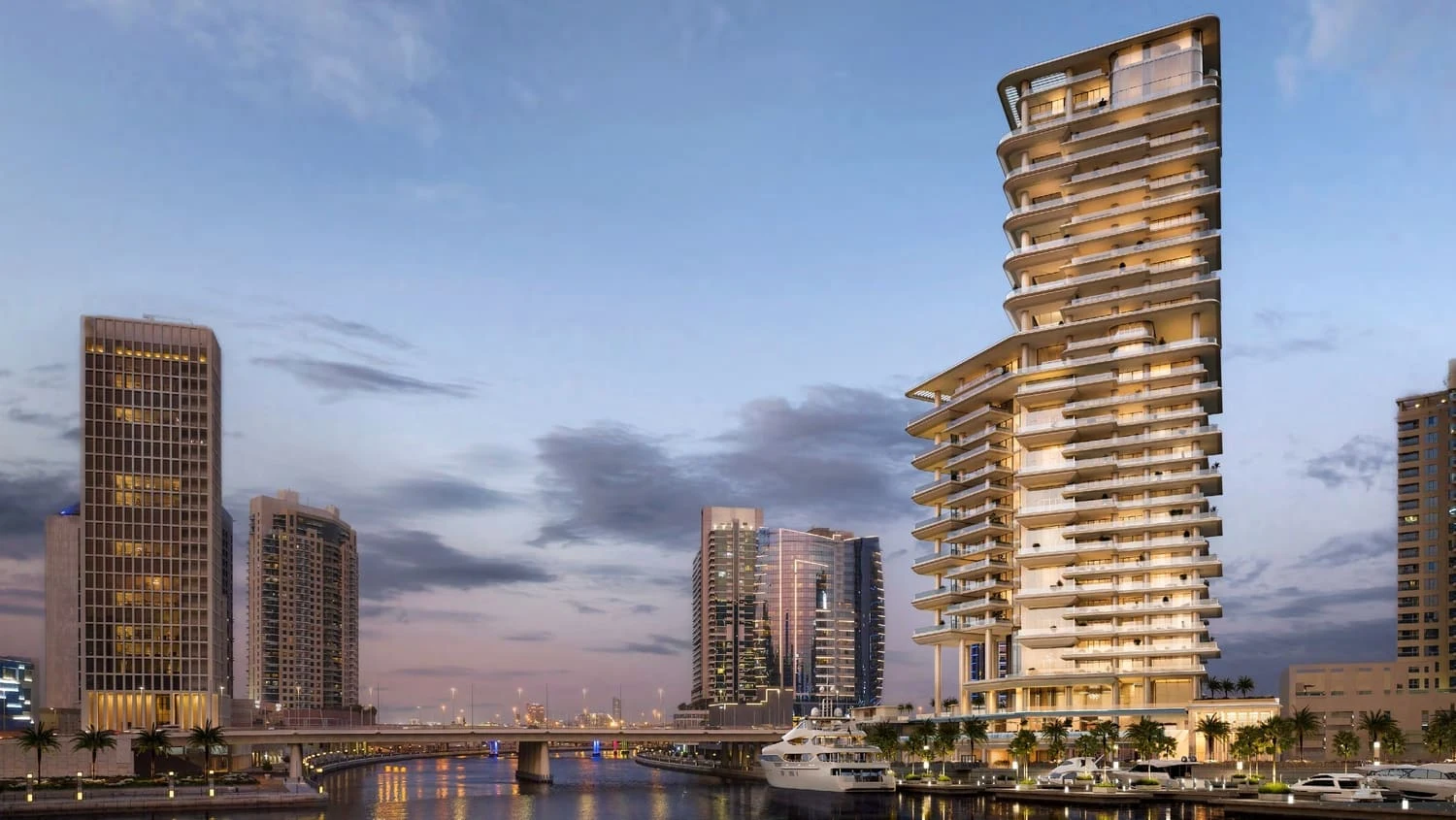 Exterior at Vela Dorchester Collection in Business Bay Dubai
