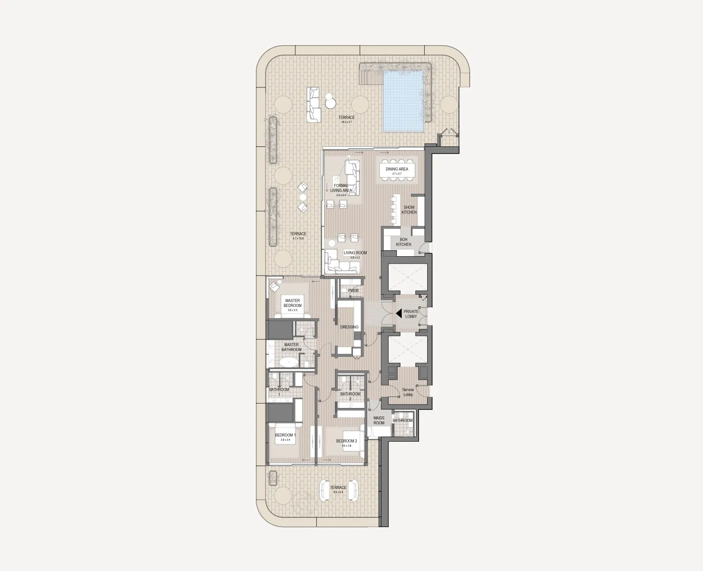 Omniyat Vela Viento floor plan
