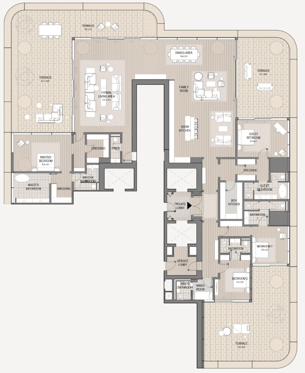 Omniyat Vela Viento floor plan