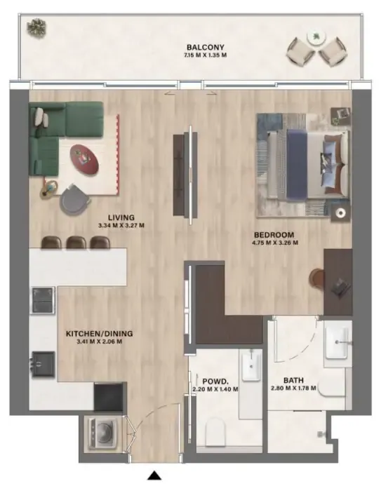 CITYVIEW Velos Residence floor plan