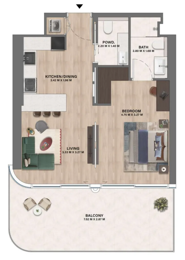 CITYVIEW Velos Residence floor plan