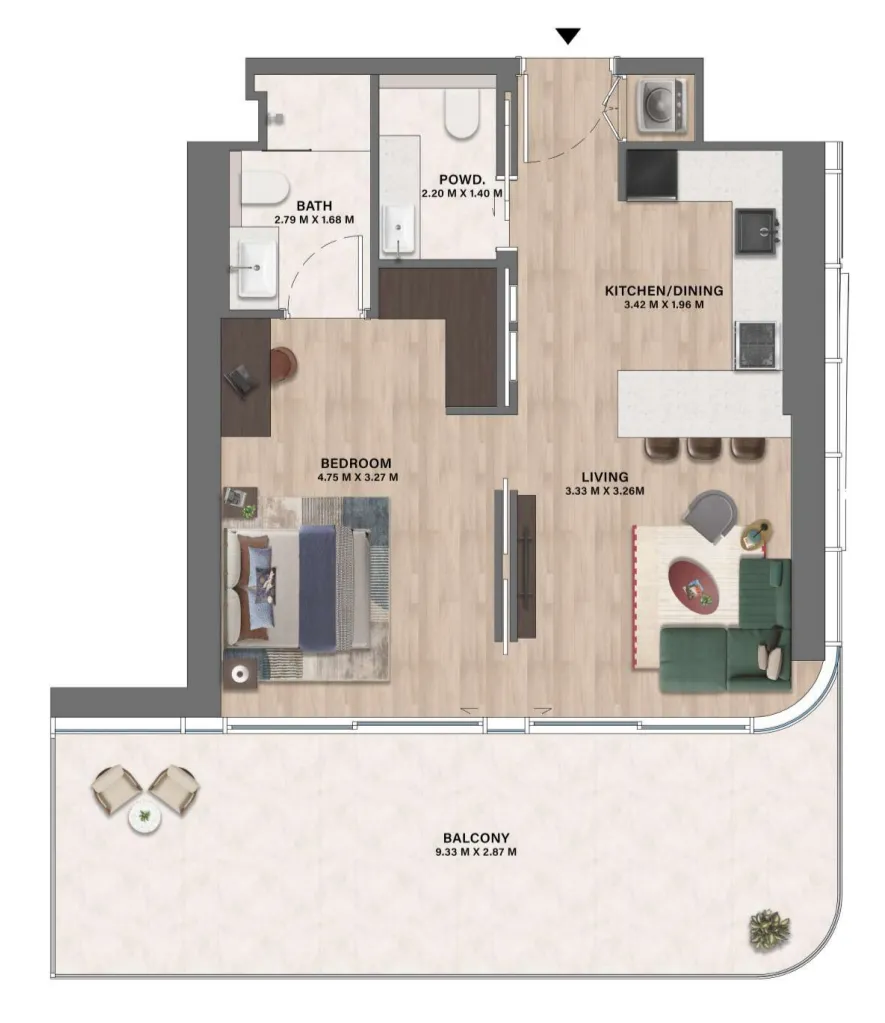 CITYVIEW Velos Residence floor plan