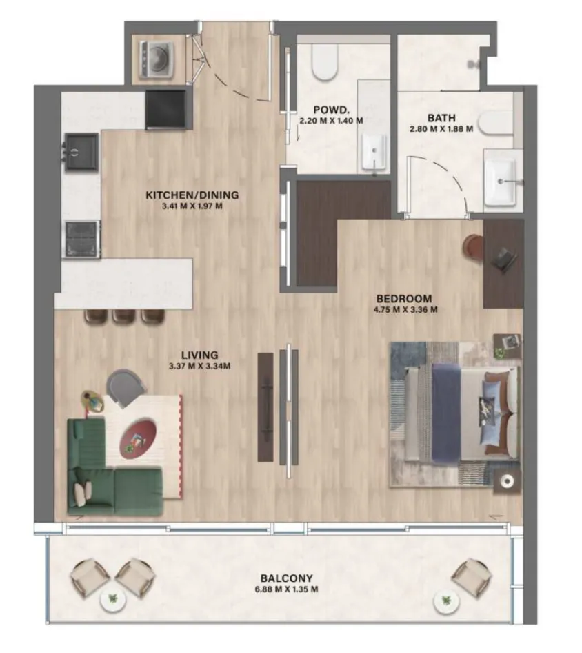 CITYVIEW Velos Residence floor plan