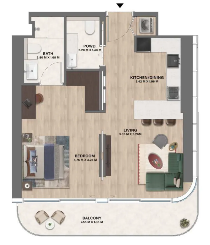 CITYVIEW Velos Residence floor plan