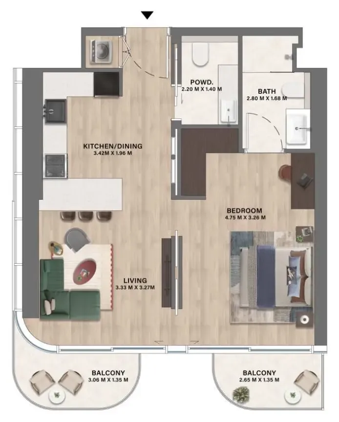 CITYVIEW Velos Residence floor plan
