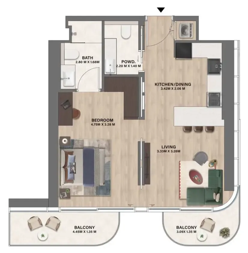 CITYVIEW Velos Residence floor plan