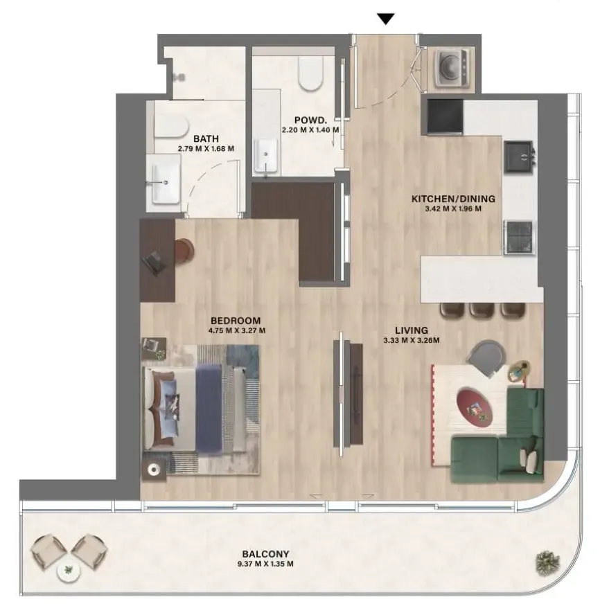 CITYVIEW Velos Residence floor plan