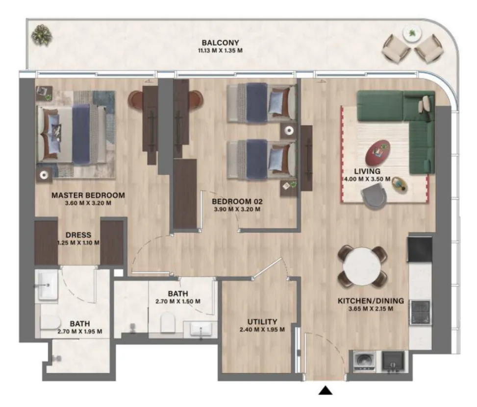 CITYVIEW Velos Residence floor plan