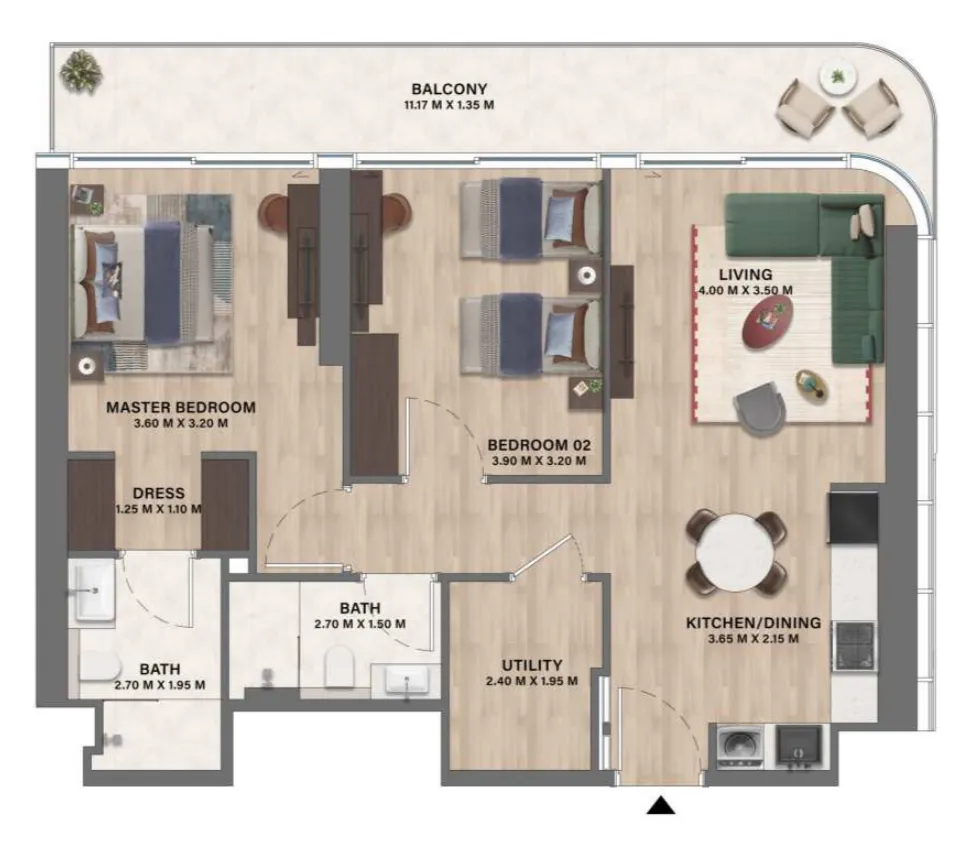 CITYVIEW Velos Residence floor plan